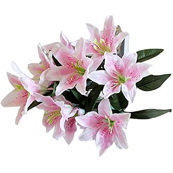 Colorétm Roses De Cristal 10 Têtes Artificielles Faux Silk