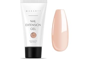 Makartt Gel Ricostruzione Unghie - Poly Nail Gel Acrilico per Unghie Ispessente, Estensione Unghie Gel a Lunga Durata, Acrygel Builder Nail Gel per Principianti e Professionisti, 50ML(Puce)