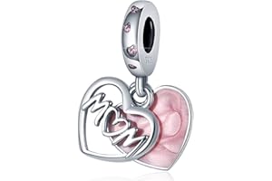 LONGLUCK Bracelet et collier en argent 925, bijoux pour femmes,Compatible Pour Pandora les bracelets et les colliers Charms de,Cadeaux pour femmes.