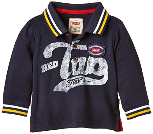 Levi's Kids Baby Boys OMAR Full Polo Shirt, Blue (dress Blue 48), 3-6 Months (Manufacturer size: 9M)