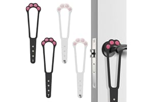 DIFLAX 4 Piezas Soporte para Puerta de Mascotas, Pestillo Para Puerta De Gato, Cerradura de Puerta Alternativas, Para Mantener a Los Perros Fuera Soportes Para Puerta De Mascotas Para Dormitorio