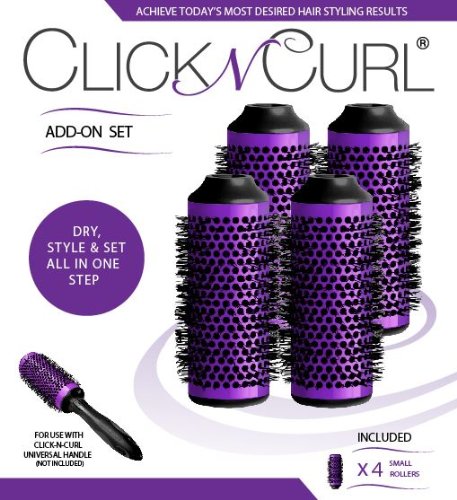 Click N Curl Medium Purple Add On Set