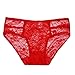 Produktbild HUIHUI unterwäsche Damen erotik Set große größen Nylon Dessous Set BH reizwäsche (rot,One Size)