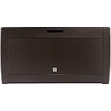 CASARIA® Baule da Giardino 310L Box Portacuscini 119x48x60cm 4 Rotelle Multibox 3 Maniglie Contenitore Richiudibile