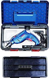 Bosch Freedom Kit GSB 550-Watt Impact Drill Kit (Blue, 90-Pieces)