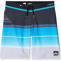 Quiksilver Highline Slab 16" Bañador, Niños, Azul (Blithe/Pattern), Talla Fabricante: 26/12