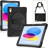UnDePlus iPad 11.Nesil A16 11in&ccedil;/10.Nesil 10.9in&ccedil; ile uyumlu Kılıf Defender Askılı Zırhlı Tank Case