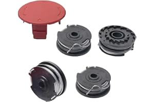 ERHUO Bobina a Filo per Tagliabordi Confezione da 3 Pezzi Φ1,6 mm 6 m Strimmer Bobina di Ricambio per Bosch Art 24 24+ 27 27+ 30 30LI 30-36 LI (SZ-BS-SC-4+1)