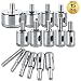 Produktbild Glasbohrer Lochsäge Diamantbohrer,HWeggo Diamantbohrer Set Fliesen 15 Stücke für Glas, Porzellan, Keramik, Granit Stein Bohrer Feinsteinzeug, 6mm-50mm