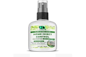 DD Teck 100% Natural Home Insect Control Repellent Spray for Fleas, Gnats, Moth, Spider Roaches, Fruit Flies, Preventative Barrier, Indoor and Outdoor Use (30ml Spray)