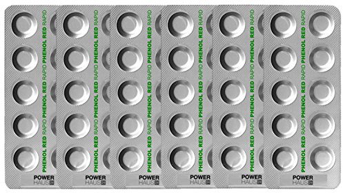 POWERHAUS24® – 60 Testtabletten Phenol Red, pH-Wert – inkl. Messkammer - 3