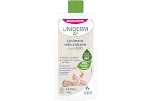 BYUP Gilbert Liniderm Bio Oleo-Calcaire Liniment 480 ml - Baby-Liniment - Schutz & Stärkung der Haut - für Säuglinge