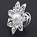 Imixlot Bridal Wedding Clear Crystal Swirl Hair Twists Coils Spirals Hair Pin Clip Accessories (pcak of 12) (#2)