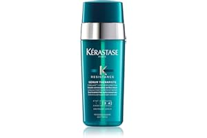 KERASTASE KÉRASTASE Résistance - Sérum Thérapiste - Double Soin Capillaire Sans Rinçage - Recréateur de Fibre Neuve - Répare & Lisse - Technologie FIBRA-KAP™ & Sève de Résurrection - Cheveux Très Abîmés - 30 ml