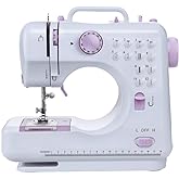 Multifunctional 12 Needle Sewing Machine Household Sewing Machine Portable Electric Sewing Machine Double Thread Reverse Sewi