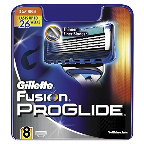 Gillette Fusion Proglide Manual Razor Blades - Pack of 8