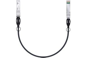 ‎H!FIBER.COM 10Gb/s SFP+ DAC Kabel 0.5m, 10GBase-CU Passiv Direct Kupfer Twinax SFP+ Kabel für Cisco SFP-H10GB-CU50CM, Ubiquiti patch Kabel UC-DAC-SFP+, D-Link, Netgear, Mikrotik, and Other Open Switches