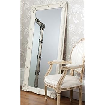 Beautiful Large Ornate Cream Ivory Wall Mirror 6ft x 3ft , GL42: Amazon ...