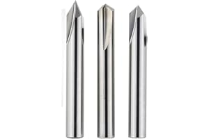 Volframkarbid i ett stycke fräsborr för aluminium koppar 60 90 120 grader 1 st (6 mm (60 grader))