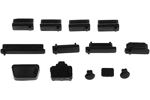 SimpleLife 13 Stück Anti-Staub-Stecker Weiche Silikon Datenport USB Protector Set Laptop Jacks Staubdichte Abdeckung Stopper Abdeckung PC Computer Notebook Zubehör