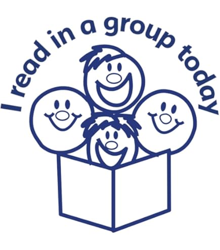 I Read With My Teacher Today! Teacher Stamp - 22mm