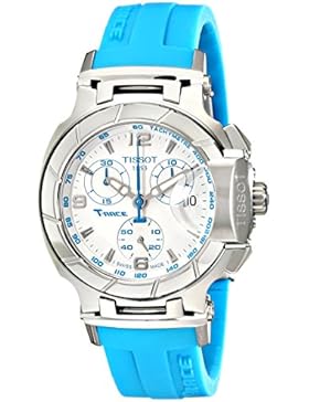 TISSOT DAMEN-ARMBANDUHR 36MM ARMBAND KAUTSCHUK BLAU QUARZ T0482171701702