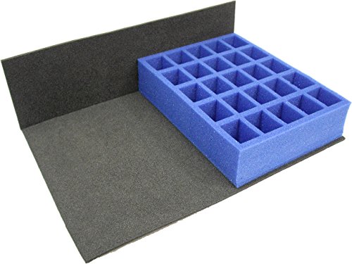 KR Multicase Tray: 25 Bulky troops/troops on 32mm bases - Upto 40mm tall