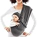 Wallaboo Baby sling Connection, Easy Adjustable and Ergonomic, Newborn 8lbs to 33lbs, Grey
