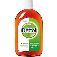 Dettol Antiseptic Disinfectant liquid for First aid, Surface Cleaning and Personal Hygiene, 550ml Each (Pack of 2)
