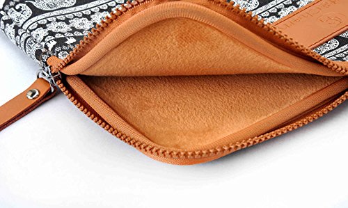 art cherry    17-17 4  Universal Notebook   Laptop Schutzh  lle   H  lle   Tasche aus feinstem Canvas-Gewebe 17Zoll z B  Lenovo IdeaPad   HP Pavilion 