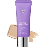 MISSHA Yaşlanma Karşıtı Bakım ve Aydınlık G&ouml;r&uuml;n&uuml;m Sunan M Perfect Cover Serum BB Cream SPF50+/PA++++ No:23