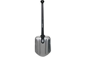 Fiskars Universal Shovel, Length: 70 cm, Weight: 479 g, Aluminium Leaf/Plastic Handle, Black, 1001574