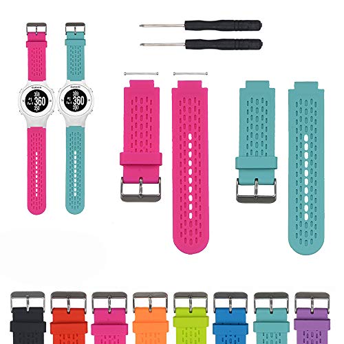 iFeeker Accessoire Bracelet en Silicone Souple pour Montre de Golf GPS Garmin Approach S2 / S4 / Garmin Vivoactive GPS Smart Band