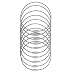 Produktbild Baoblaze 10er Pack Edelstahlseil Schlüsselanhänger Edelstahl Drahtseil Schlüsselring Draht - 10cm