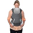 Infantino - Cuddle Up Carrier - Ergonomic Bear-Themed - Face-in Front & Back Carry - Removable Character Hood - Easy to Clean - Adjustable - 12-40 lbs (5.4-18.1 kgs) - Grey - 1 Piece