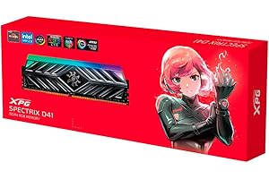 ADATA Módulo de Memoria SPECTRIX D41 DDR4 RGB 3200 MHz 16GB Tungsten Grey