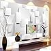 Produktbild NXMRN Wallpaper Tapete Plakat Poster Fototapete Moderne 3D-Stereo-Geometrie-Würfel-Wand-Wohnzimmer-Büro-moderner Innenraum für Wände 3D 150cmx100cm