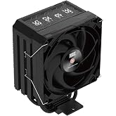 DRAGOS DIGITAL Isı G&ouml;stergeli 4 Isı Borulu 3000RPM 220W Intel & AMD Siyah Kule Tipi CPU Soğutucu