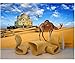 Produktbild Weaeo Benutzerdefinierte Foto 3D Wallpaper Die Seidenstraße Mirage Camel Erforscht Wüste Hintergrund Home Dekor 3D Wandbilder Wallpaper Für Die Wand 3D-200X140Cm