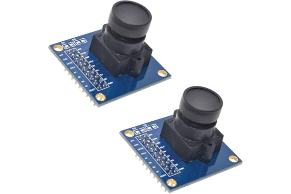 Hailege 2pcs OV7670 640x480 0.3Mega 300KP VGA CMOS Module de caméra I2C ARM FPGA