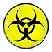 Price comparison product image Biohazard Symbol Metal Pin Badge