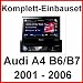 Produktbild Komplett-Set Audi A4 B6 B7 Pioneer AVH-X7800BT Autoradio USB MP3 FLAC Bluetooth