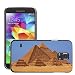 Produktbild Hülle Case Schutzhülle Cover Premium Case // V00002687 Pyramiden Gizeh in Ägypten // Samsung Galaxy S5 S V SV i9600 (Not Fits S5 ACTIVE)