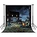 Produktbild LYWYGG 10x10FT Halloween Horror Nacht Hintergrund Dark Cabin Backdrops Halloween Feier Fotografie Für Kinder Studio Requisiten CP-53