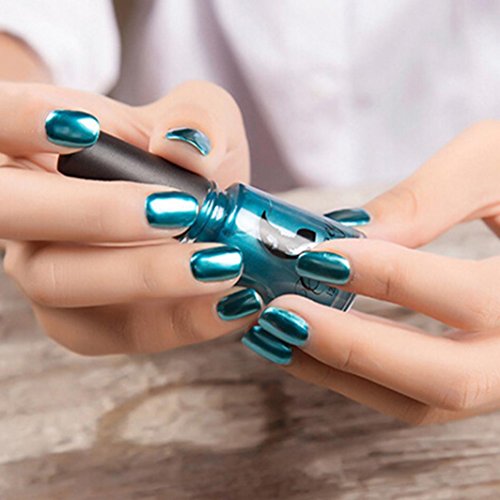Yogogo Spiegel Nagellack Beschichtung Silber Paste Metall Farbe Edelstahl - 2