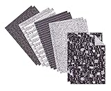  VBS Décopatch Papierset Black and White, 10-TLG.
