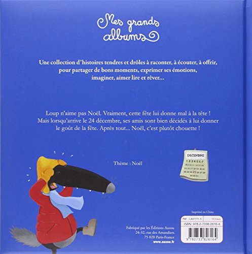 Book's Cover of Le loup qui n'aimait pas Noël (grand format)