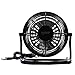 Produktbild EMEBAY - USB Ventilator | Tischventilator / Fan / Lüfter | optimal für den Schreibtisch inkl. An/Aus-Schalter | PC / MAC / Notebook | in schwarz