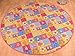 Produktbild Kinder Spiel Teppich Pink Bunt Rosa Patchwork Rund in 7 Größen