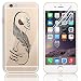 Produktbild iPhone SE Silikon Hülle,iPhone 5S Hülle,Sunroyal TPU Case Schutzhülle Silikon Crystal Kirstall Clear Case Durchsichtig,Elegant Schwarz Feder Malerei Muster Transparent Weichem Silikon Schutzhülle Handy Gürtel Tasche Schutzhülle Hülle Case Cover Fall-Abdeckung Etui TPU Bumper Kratzfeste Scratch-Resistant Schale für iPhone SE/5S/5 + 1 x Frei Displayschutzfolie